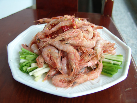 香葱海虾