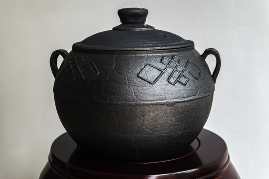 竹基手工锻打铁锅砂锅