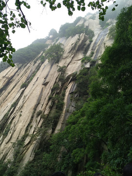 华山悬崖峭壁
