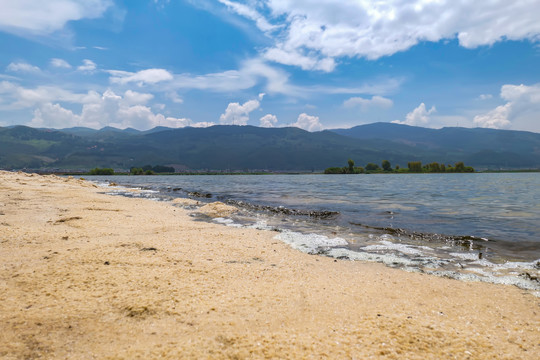 湿地公园沙滩海滩