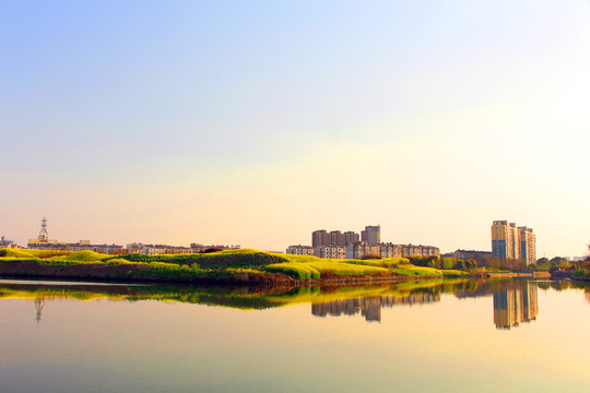 河边风景