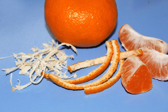 橘子剖析图
