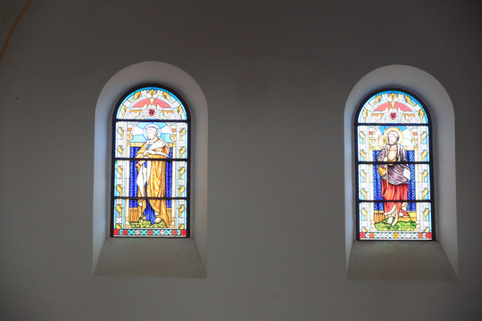 天主教玻璃花窗