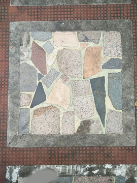 几何砖纹