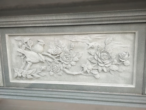 花纹雕塑