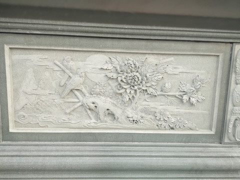 花纹雕塑