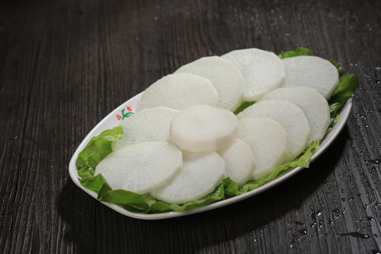 白萝卜片