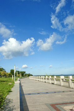 滨海公园景观道路