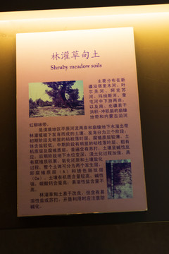 中国农业博物馆林灌草甸土标本