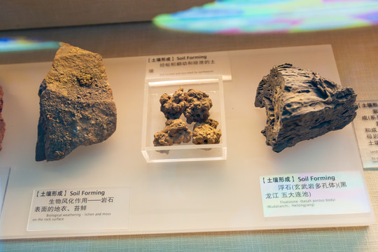 中国农业博物馆土壤形成岩石标本