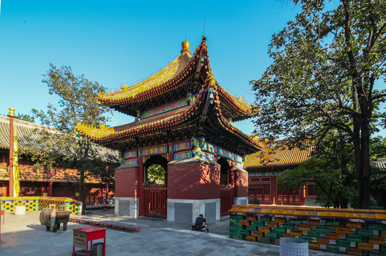 北京雍和宫御碑亭
