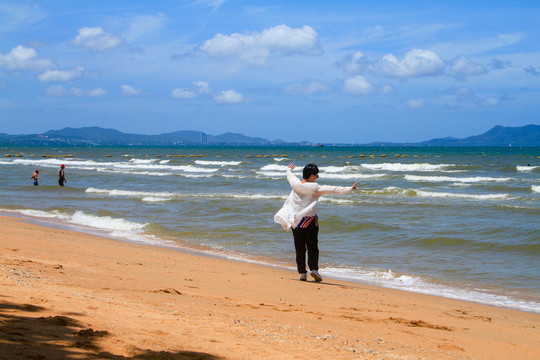 沙滩大海