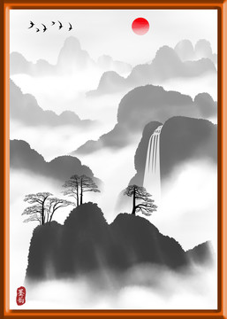 水墨山水