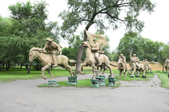 骑兵雕像