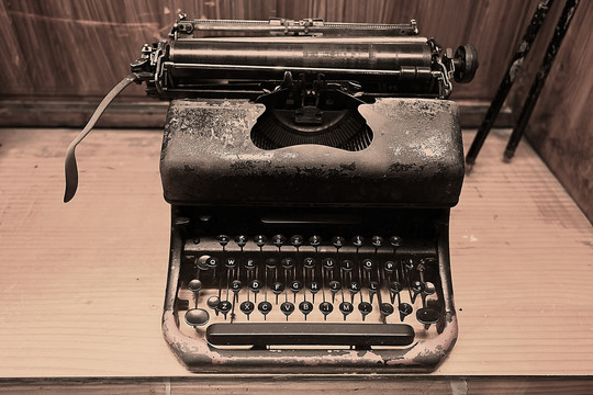 老式英文打字机
