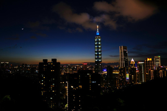 台北101大楼夜景