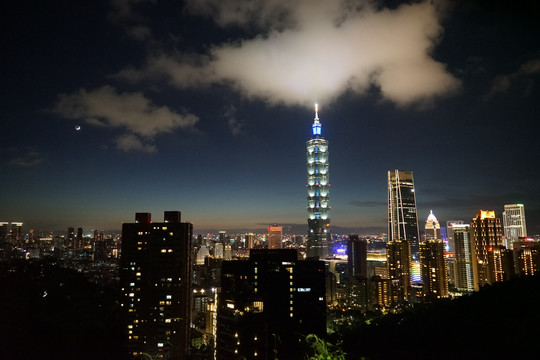 台北101大楼夜景