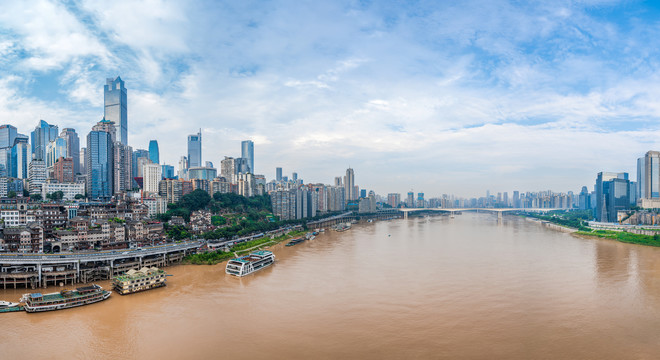重庆城市风光接片大画幅