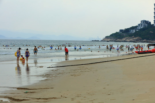 深圳玫瑰海岸沙滩游泳场