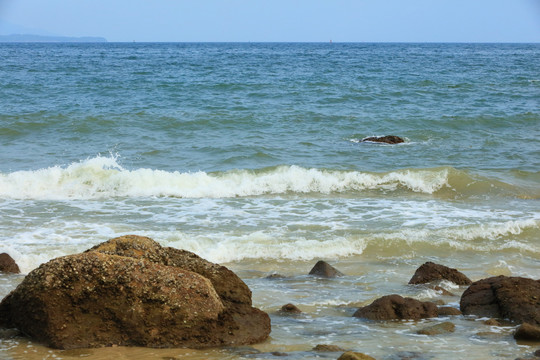 海滩海景大海