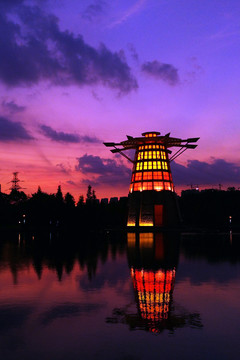 广东佛山千灯湖夜景