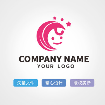 宝贝笑脸logo