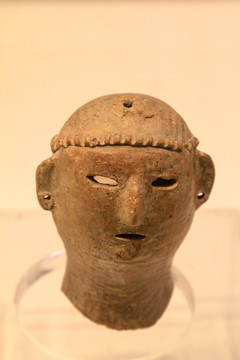 陶俑首仰韶文化5000年前