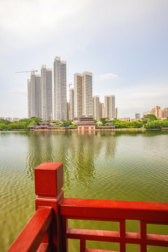 中国广东省惠州市金山湖公园