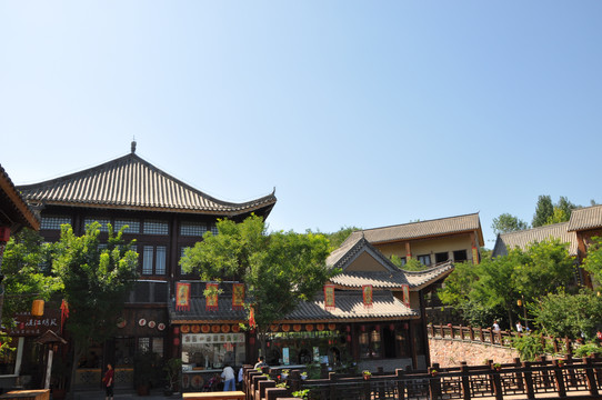 旅游古建筑小镇