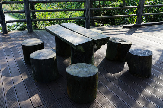 景区休闲桌凳