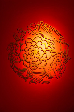 中式牡丹纹
