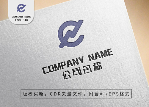 字母N字母Clogo标志设计