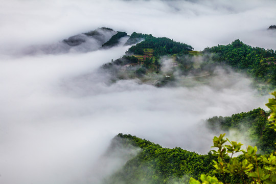 避暑胜地苏马荡云海飘渺