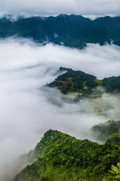 避暑胜地苏马荡云海飘渺