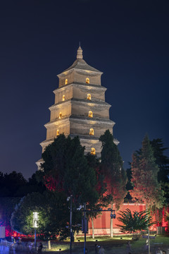 大雁塔夜景