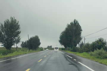 雨天的公路