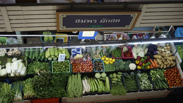 泰国菜市场