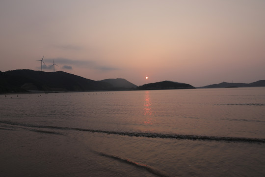 海岛日落风景