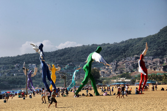 深圳大梅沙海滨风景