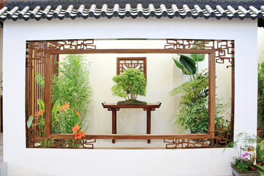 苏州园林中国风园艺展