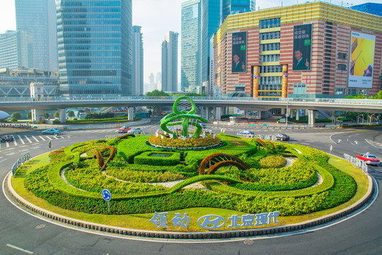 上海浦东街景