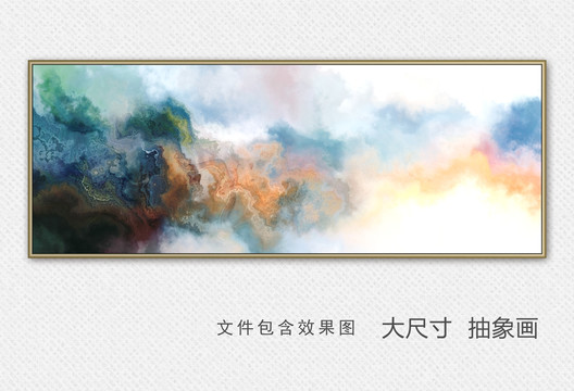 抽象油画