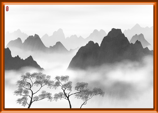 水墨画