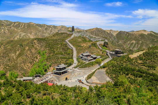 雁门关关城全景