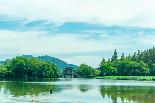 山水西湖高清