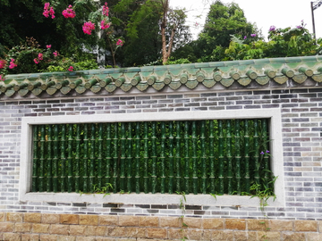 绿竹围墙