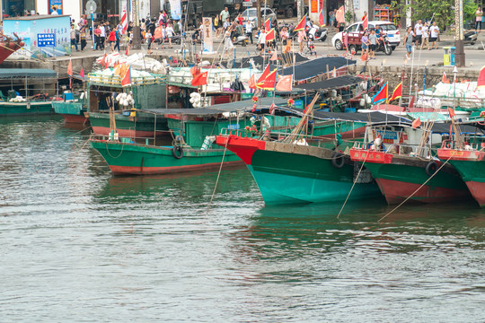 海南琼海潭门千年渔港