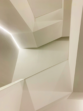 中央美院美术馆白色楼梯