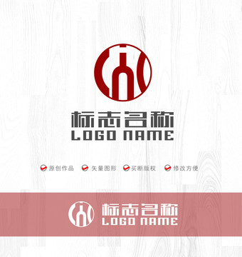 红酒标志酒业LOGO