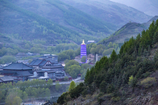 忻州五台山全景